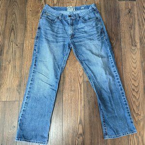 Ariat M4 Relaxed Bootcut Mens 36x32 Boot Blue Denim Jeans
